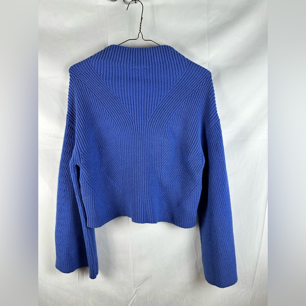 Maeve Cobalt Blue Turtleneck Sweater - Picture 3 of 8